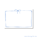 Blue Coquette Bow Postcards Set - Image 7