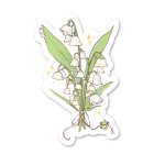Lily of the Valley Sticker - Image 2
