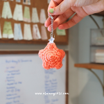 Crochet Star Bag Charm - Image 2