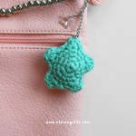 Crochet Star Bag Charm - Image 4
