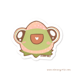 Strawberry Frog Sticker - Image 2