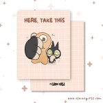 Take This Cat Greeting Card - Image 3