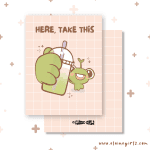 Take This Frog Greeting Card - Image 3