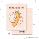 Take This Bun Greeting Card - Image 3