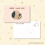 Take This Cat Postcard - Image 3