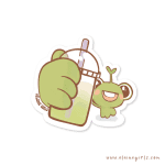 Frog Treat Sticker - Image 2