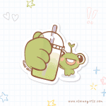 Frog Treat Sticker | Elaine Girls