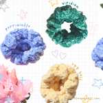 Cozy XL Crochet Scrunchies | Elaine Girls