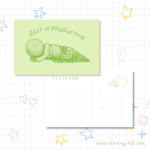 Rest is Productive Postcard Print | Elaine Girls