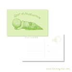 Rest is Productive Postcard - Image 2