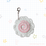 Crochet Fishcake Bag Charm - Image 4