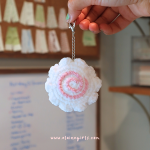 Crochet Fishcake Bag Charm