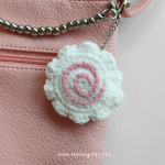 Crochet Fishcake Bag Charm - Image 2