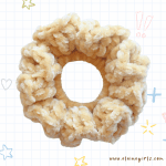 Egg Yolk Crochet XL Scrunchie | Elaine Girls