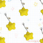 Crochet Star Bag Charm - Image 14