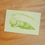 Rest is Productive Postcard - Image 4