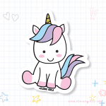 Unicorn Sticker | Elaine Girls