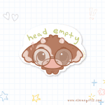 Head Empty Sticker