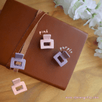 Candy Mini Claws: 2-Pack Cute Square Hair Claw Clips — Pink and Purple