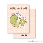Take This Frog Greeting Card - Image 2