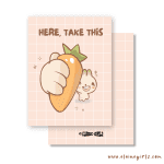 Take This Bun Greeting Card - Image 2