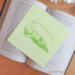 Rest is Productive Art Print | 1