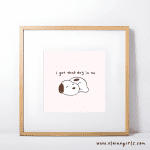 Snoopy Art Print | Framed