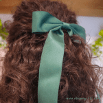 Sweetheart Bow Hairclip | Emerald 2