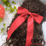 Sweetheart Bow Hairclip | Ruby 2