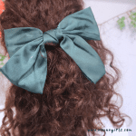 Sweet Bowknot Hair Bows | Emerald 3