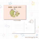 Take This Frog Postcard | Elaine Girls