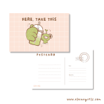 Take This Frog Postcard - Image 2