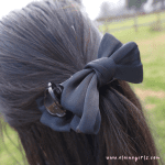 Charming Bow Hair Claw | Black 4