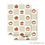 Apple Checkered Greeting Card - Image 2