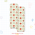 Apple Checkered Bookmark | Elaine Girls