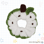 Apple Crochet XL Scrunchie | Elaine Girls
