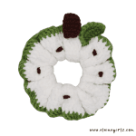 Apple Crochet XL Scrunchie - Image 2