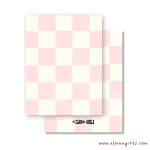 Pink Checkered Greeting | Elaine Girls