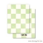 Green Checkered Greeting | Elaine Girls