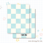 Blue Checkered Greeting Card | Elaine Girls