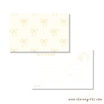 Orange Sweet Bow Postcard - Image 2