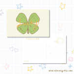 Lucky Clover Postcard | Elaine Girls