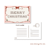 Cross-Stitch Christmas Postcard - Image 2