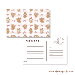Pink Gingerbread Dreams Postcard - Image 2