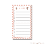 Cow's Tall Checkered Notepad 4.25" x 7.5" - Image 2