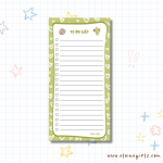 Frog's Standard Hearts Notepad 4.25" x 8.5" | Elaine Girls