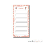 Cow's Standard Hearts Notepad 4.25" x 8.5" - Image 2