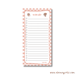 Cow's Standard Checkered Notepad 4.25" x 8.5" - Image 2