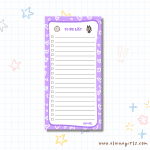 Cat's Standard Hearts Notepad 4.25" x 8.5" | Elaine Girls