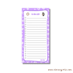 Cat's Standard Hearts Notepad 4.25" x 8.5" - Image 2